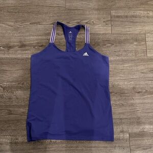 Women’s racer back purple adidas tank